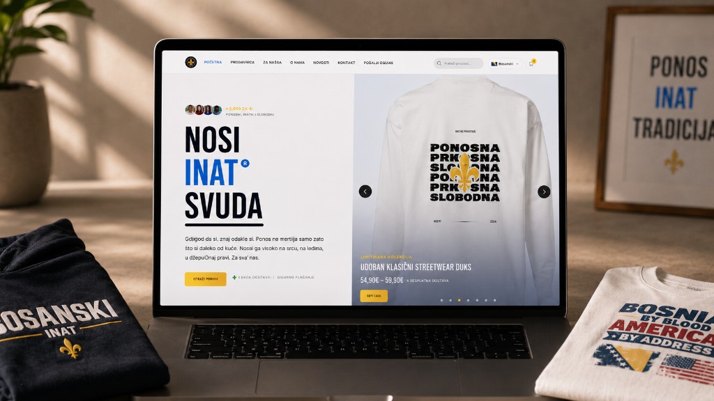 Inat Bosanski apparel and campaign setup